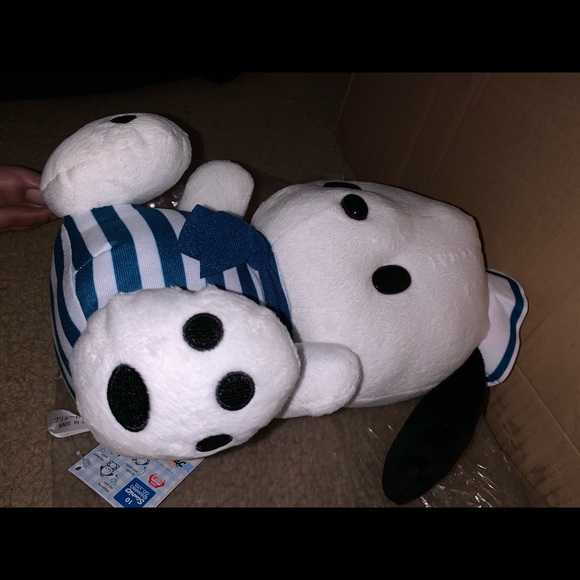 ⚓️NEW RARE SO CUTE Sanrio Sailor Pochacco in Swimsuit Big Plushie⚓️ From Japan - Picture 9 of 11